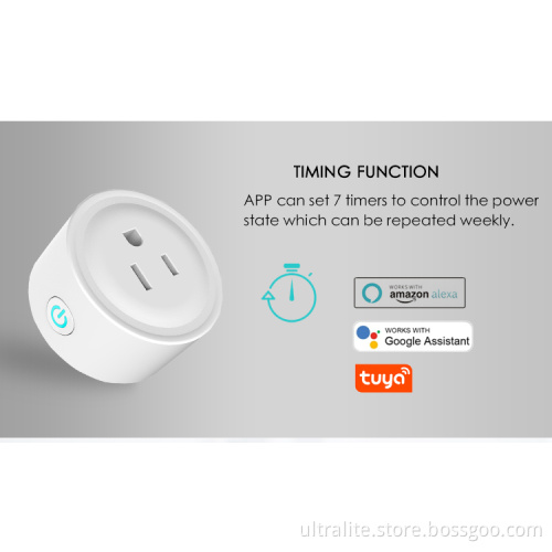 2020 New Design smart wifi socket phone control US